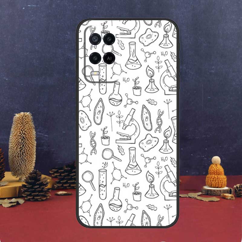 Биологическая химия для OPPO A17 A77 A58 A78 A98 A15 A5 A9 A96 A76 A16 A54 A74 A94 A52 A72 A79 A57S A53S чехол