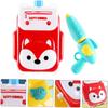 Toy water gun,Children Summer Outdoor Mini Cartoon Animals Baby Backpack Water Gun Beach Pool Party Fight Gun Toy for Kids Favor