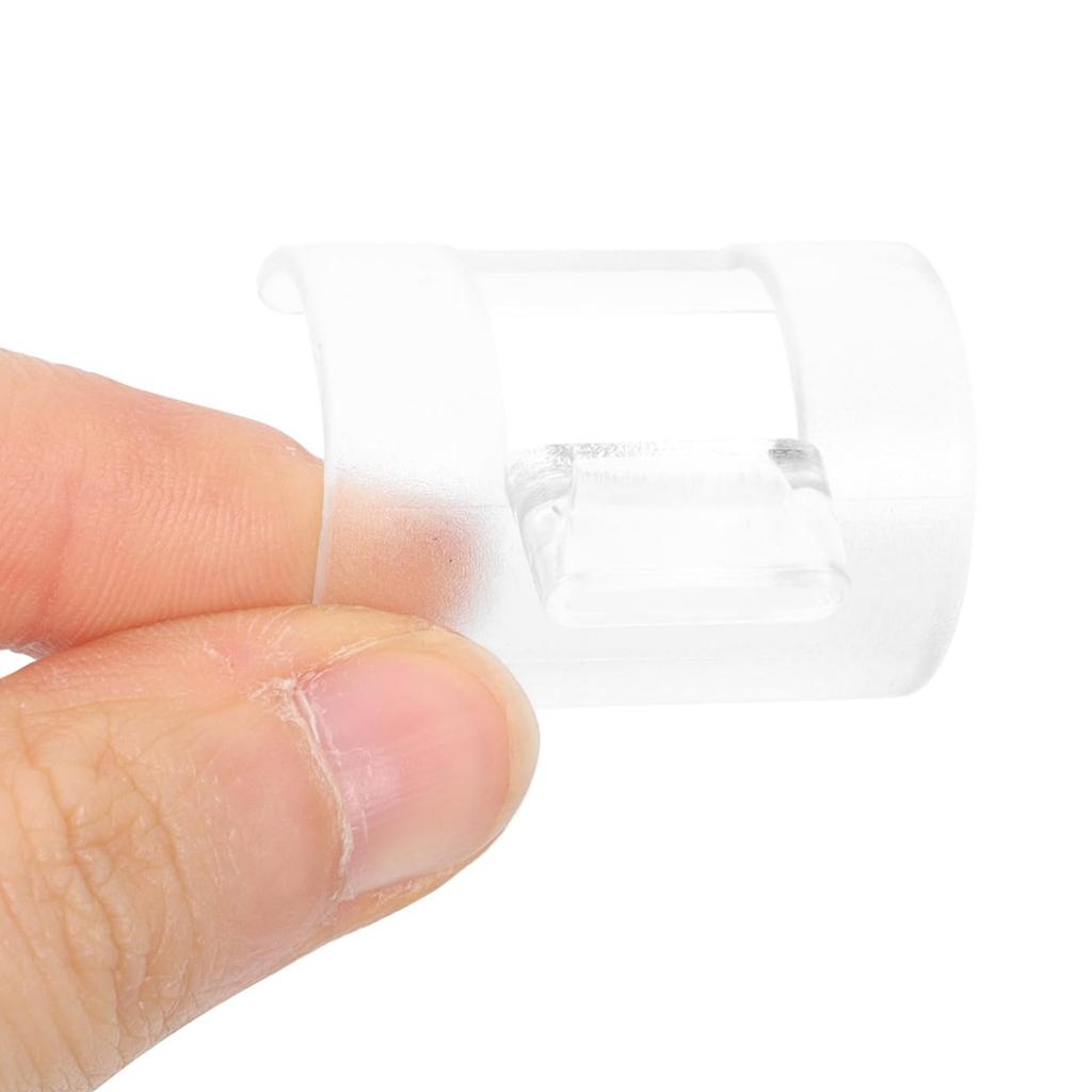 NOLITOY Flute a Practice Aid for Beginners and Made of Clear Lightweight and Easy to Use Mouthpiece, Students, Plastic,