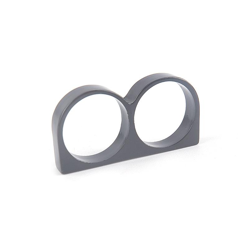 Кольца на два пальца, мужское металлическое твердое кольцо для вечерние, мятежные, индивидуальные украшения