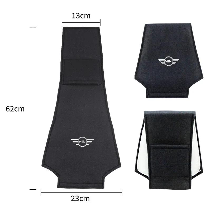 1pc Car Seat Back Headrest Pillow Dustproof Cover For Mini Cooper JCW Works R56 R50 F54 F55 F56 F57 F60 R52 R53 R55 R57 R58 R59 njbwy33
