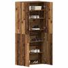 Shoe Cabinet with Shelf Brown 80 x 35.5 x 180 cm Particleboard