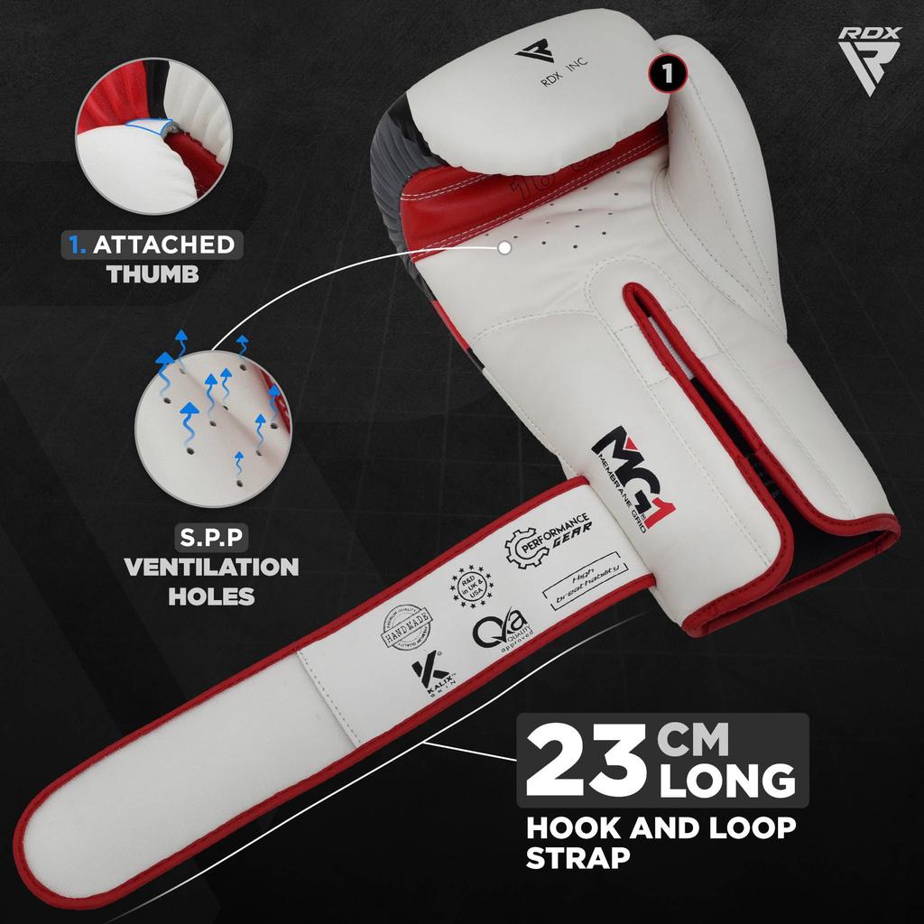 Перчатки для бокса RDX для тренировок по тайскому боксу, кожаные перчатки Mayanhide для боев, кикбоксинга, спарринга, перчатки EGO, боксерская груша, фокусировочная подкладка, тайский манекен для грэпплинга