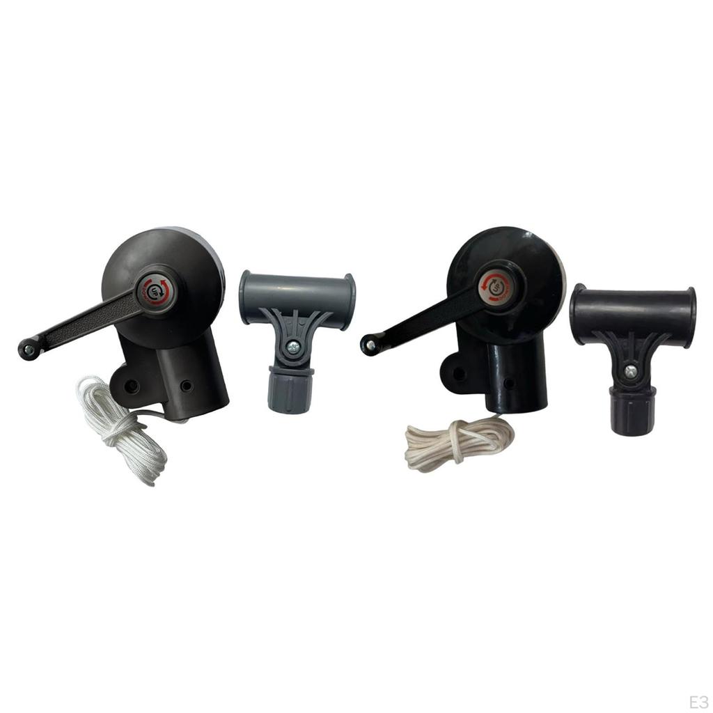 Сборка рукоятки и рулевого кронштейна для уличного зонта в садовой обстановке