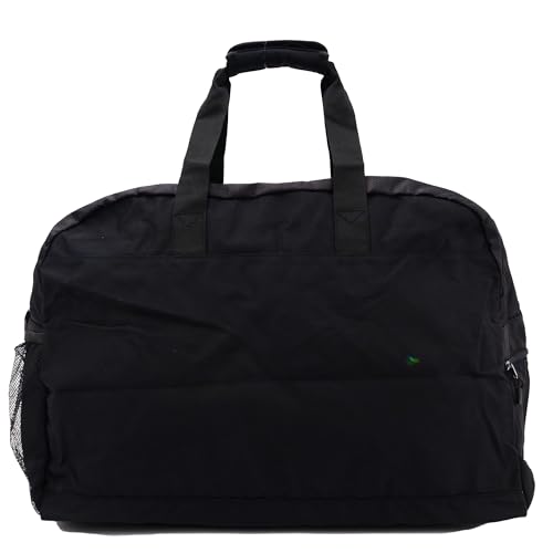 Logo Spark Boston Bag, Large Capacity 60L, 3-Way, Two-Tone Design, Travel Bag, 750kg Capacity, Black
