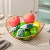 Корзина для фруктов Iron Art, поднос для конфет и закусок, фруктовая тарелка в скандинавском стиле, креативная фруктовая чаша, корзина для хранения, кухонный органайзер