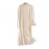 Women's Cashmere Dress 70% Wool 30% Cashmere Women's Autumn and Winter Cashmere Dress Soft and Warm