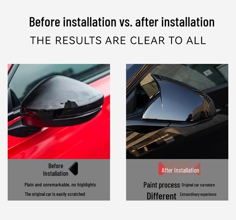 Корпус зеркала заднего вида для Volkswagen Tiguan 2009-2016 Модификация "Бычий рог" (МК1)