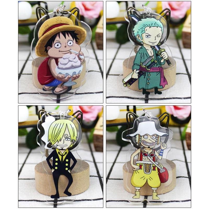 One Piece брелок кулон аниме Луффи Дракон навигация король окружающий двухсторонний HD сумка кулон подарок