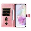For Samsung Galaxy A56 5G/A36 5G Case Zipper Wallet Calf Texture PU Leather Phone Cover