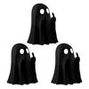 1/2/3/4/6Pcs Halloween Middle Finger Ghost Figurine Mini Spooky Ghost Statue Holiday Party Home Office Desktop Decoration Ornament