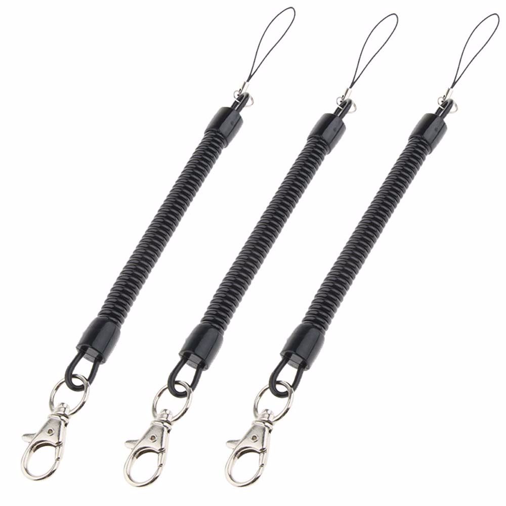 Strap Spring Rope Spiral Telephone Line Mobile Phone Strap Elastic Rope Bungee Cord Key Lanyard