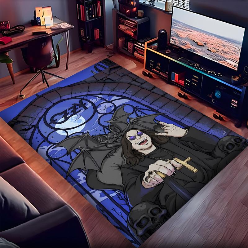 Ozzy Polyester Carpet, Soft Indoor Mat for Office Chair, Living Room, Computer Desk - Decorative Home Office Rug Design