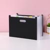 A4 Multi-Layer Vertical Accordion PP File Holder Desktop Document Organizer Office Portable File Folder