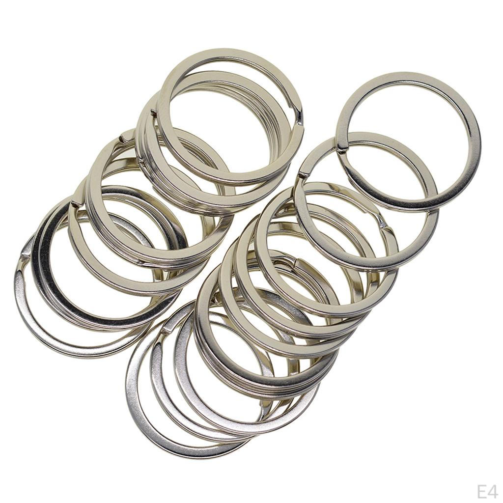 20 шт. металлические кольца оптом для поделок-брелоков