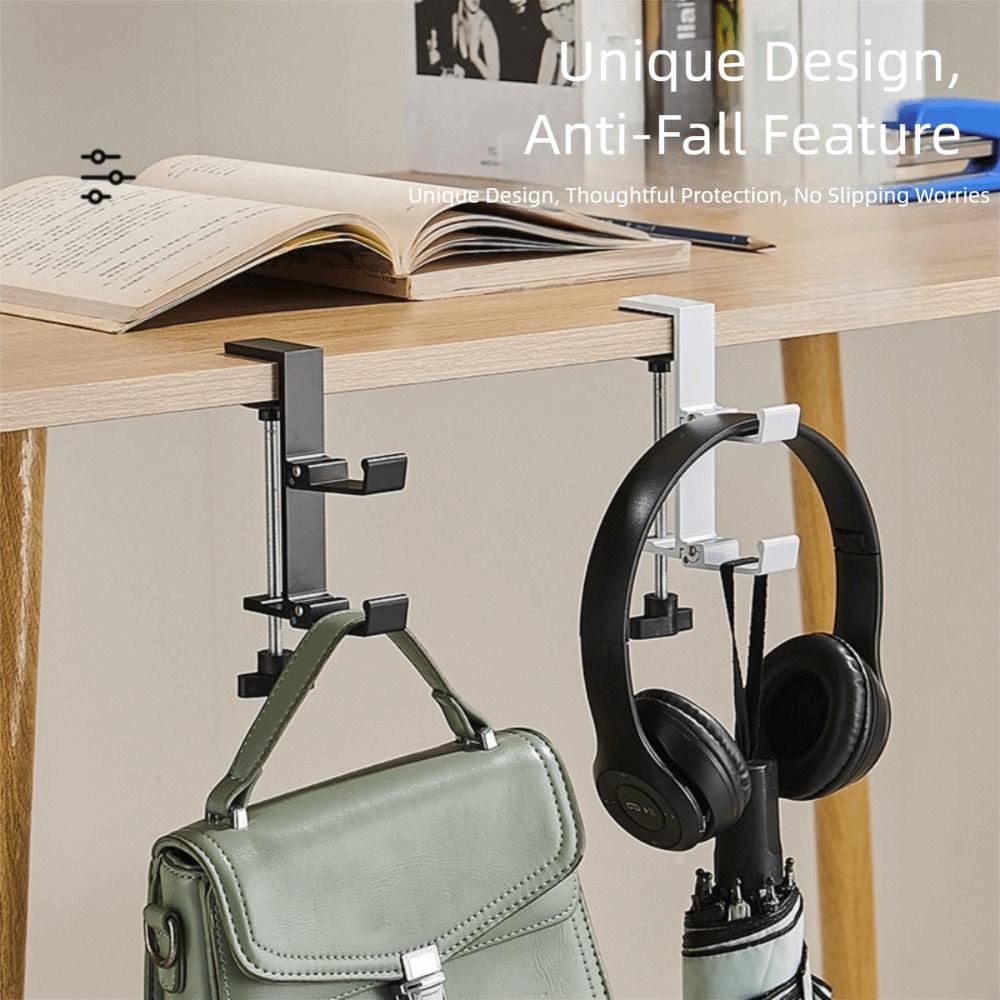 Portable Hanging Bag Hook Removable Table Hook Multi-functional Backpack Hanger  Desktop Use