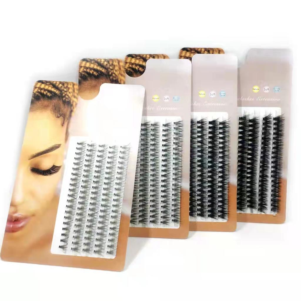 10-40D Mink Eyelashes 1 Box/100 Bundles Natural Eyelash Extension 3D Russia Individual Eyelash Cluster Makeup Tools Lashes Cilia