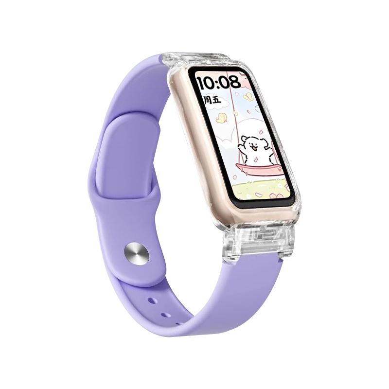 Чехол+ремешок Для умных часов Huawei Band 10/9/9 NFC ремешок Аксессуары Спортивный силиконовый браслет correa для Huawei Bands 8/8NFC Чехол