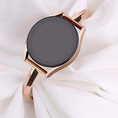 22 20мм Женский Тонкий Ремешок для Samsung Galaxy Watch 7 4 5 6 40 44мм Classic FE Stianless Steel Браслет для Huawei GT5 pro 46