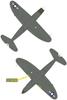 Пластиковые детали для модели Halberd Models American Republic Thunderbolt Modification Set HMU3207 1/32 XP-47H (для трубача)