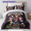 The Quintessential Quintuplets Pattern Bedding Quilt Set Quilt Cover Pillowcase Home Birthday Gift(1 * duvet cover + 2 * pillowcase, without core)