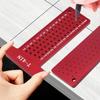 Woodworking Scribe Metric/Inch T-Square Hole Pocket Ruler Aluminum Line Drawing Gauge Carpenter Right Angle Protractor Layout