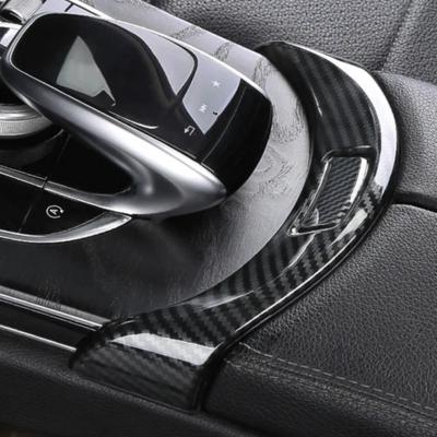 Для Mercedes Benz C GLC Class W205 X253 2015-2020 автомобильные аксессуары центральная консоль подлокотник коробка кнопка крышка отделка декоративная рамка