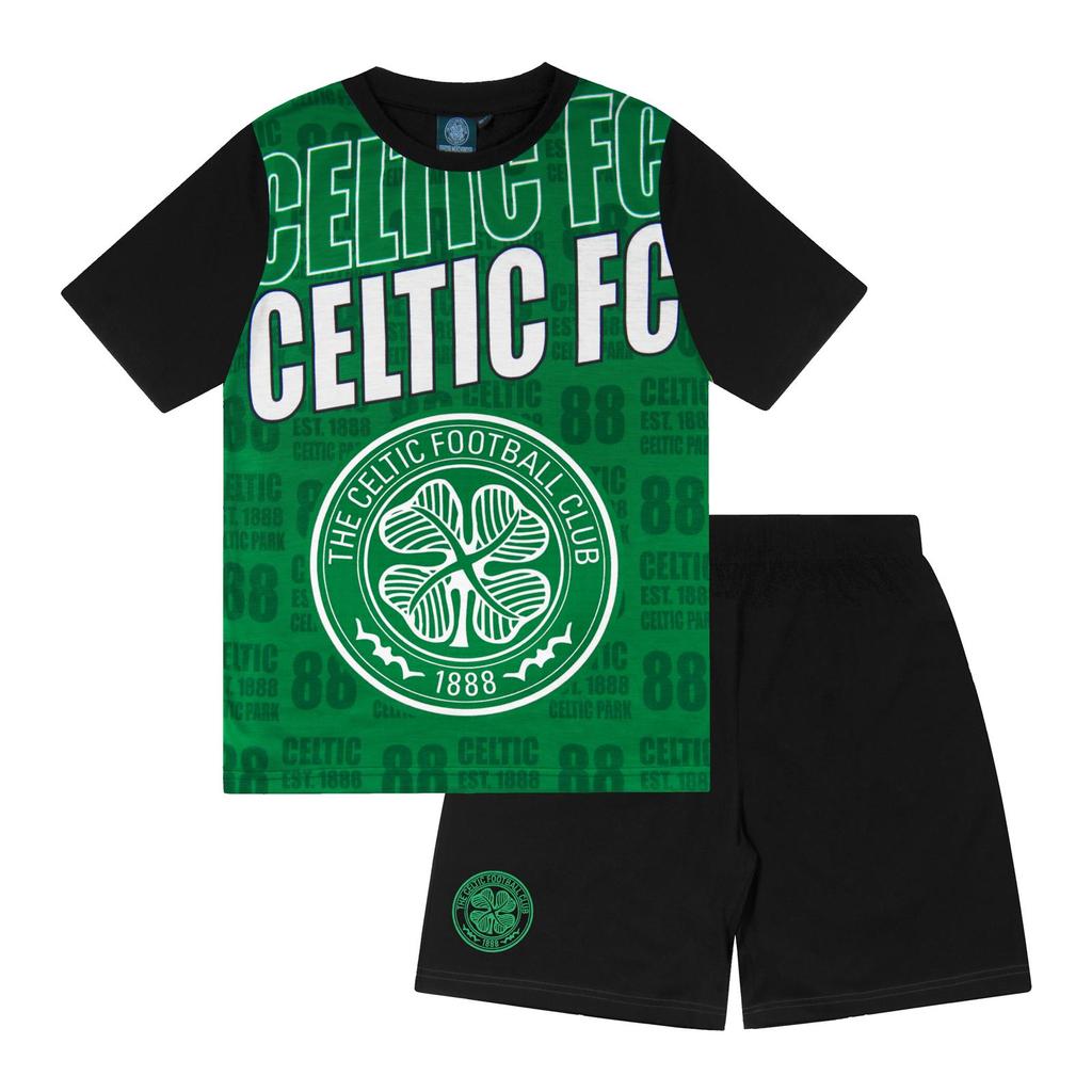 Celtic FC Boys Kuhn 10 Sublimated Short Pyjama Set