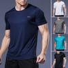 1 Piece Men's Short Sleeve Undershirt Man Athletic T-Shirt Quick Drying Lightweight Underwear For Running Training Fitness