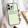 Bible Verse Jesus Christ Christian phone Case For iPhone 16 15 14 Plus XR XS for apple 16 11 12 13 mini Pro Max coque