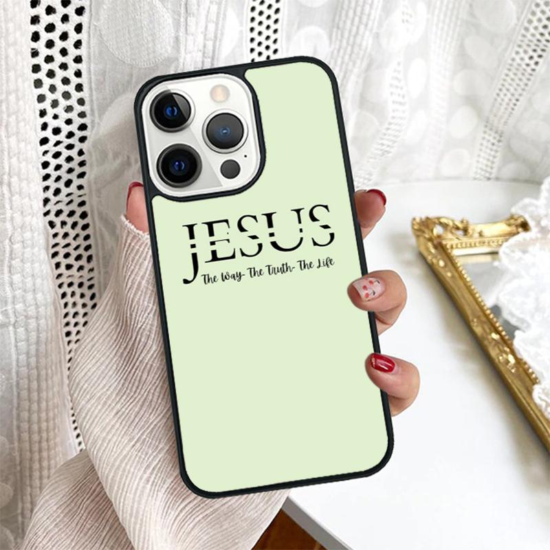 Bible Verse Jesus Christ Christian phone Case For iPhone 16 15 14 Plus XR XS for apple 16 11 12 13 mini Pro Max coque