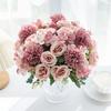 1PC Artificial Plastic Rose Flowers Centerpieces Fake Plants Wedding Room Home Party Gifts Handheld Arrangement Valentine's Day