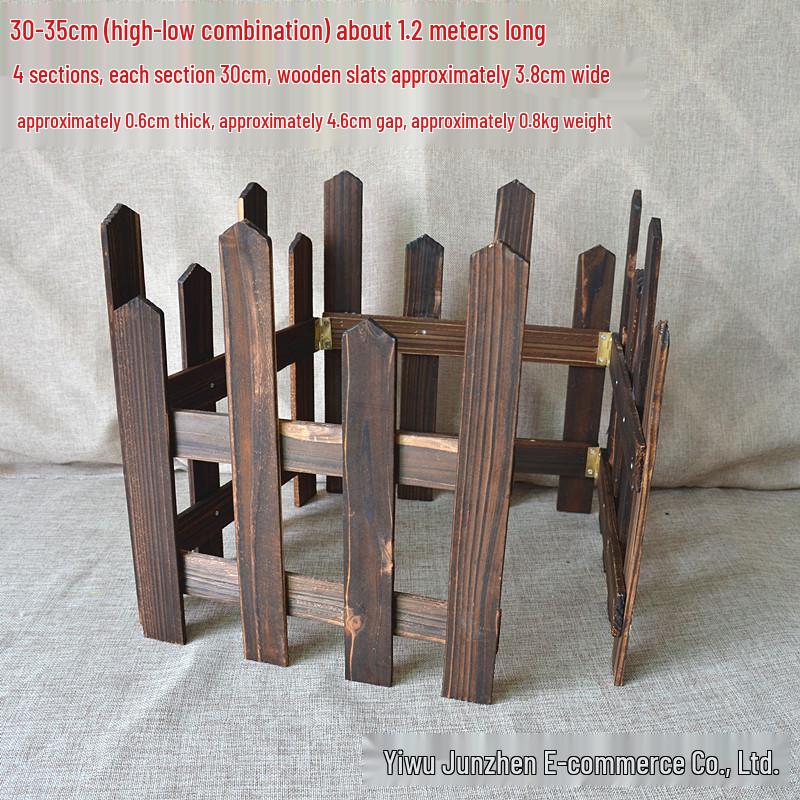 Деревянный штакетник Праздничное украшение для внутреннего и наружного использования