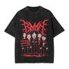 Футболки ROCK Band Bring Me The Horizon для фанатов BMTH, стиранные, винтажные топы, новинка, футболка с графическим принтом, винтажные свободные хлопковые топы