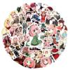50Pcs Spy X Family Anime Cartoon Stickers Guitar Diy Decals Sticker Kids Toys