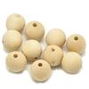 10/100 Pcs Wooden Wood Loose Beads Natural Color Jewelry Craft Making Bead