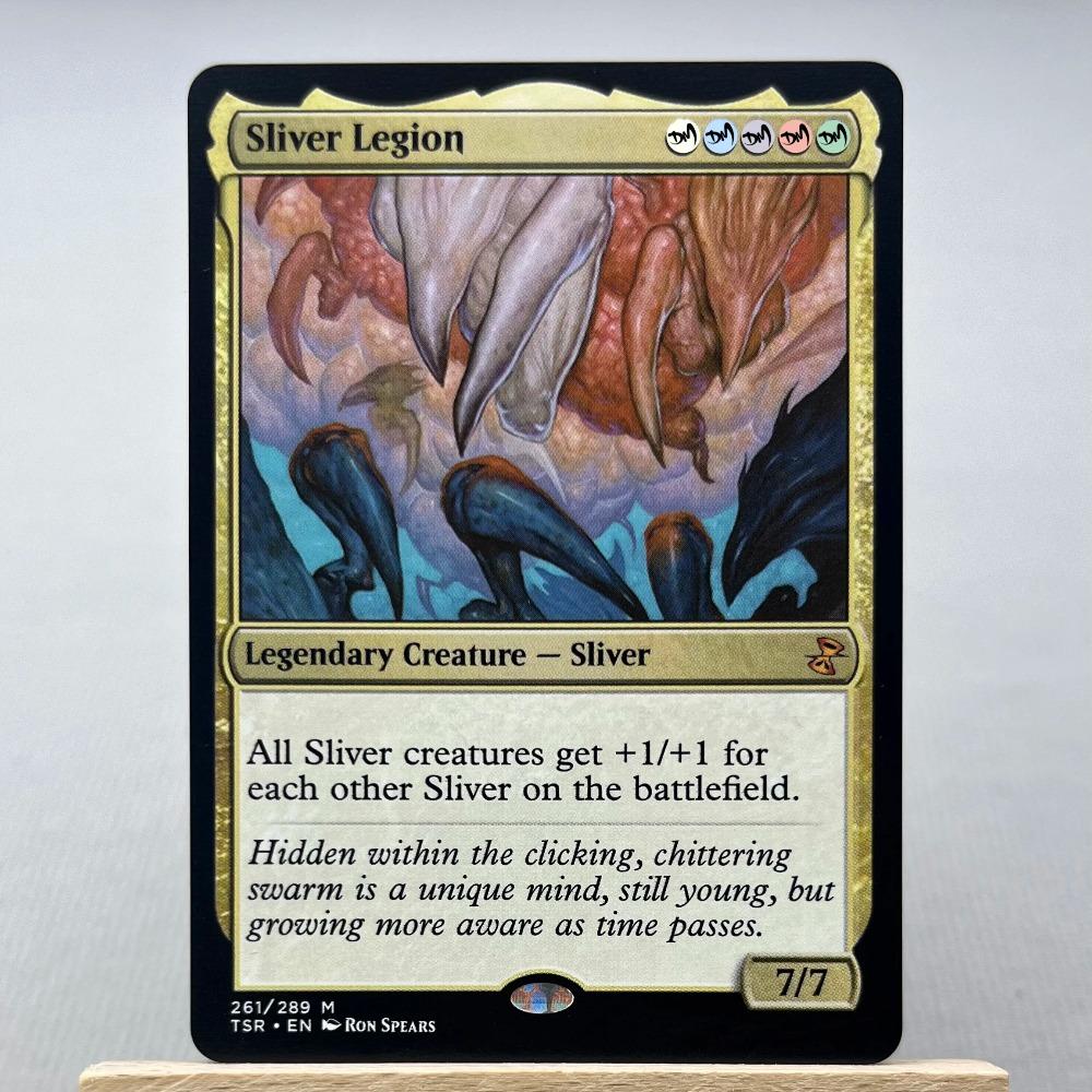 C21 TSR SLD HOLO10-02 TCG Cards for Home Play the Proxy Veyran Voice of Duality the Damnation Gemstone Caverns