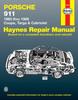 Книга Porsche 911 (1965-1989) for Coupe, Targa & Cabriolet Haynes Repair Manual (USA)