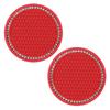 2pcs Car Rhinestone Cup Holder Beverage Mat Interior Anti Slip Mat Round Durable Cup Mat Car Accessories
