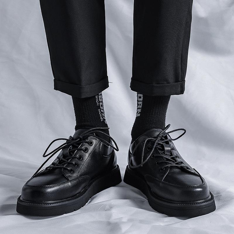 Мужская обувь Летняя мужская повседневная обувь для сёрфинга Универсальная модная обувь Британская кожаная обувь Мужская низкая обувь D17-R