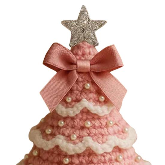 Набор для вязания крючком рождественского гнома-елки своими руками, для начинающих, ручная работа, набор для рукоделия гнома-елки, вязание, праздничное украшение