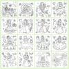 Компактная книжка-занятие для путешествий, раскраска для детей, с тематикой милых животных, скетчбук на плотной бумаге, наборы для раннего развития детей, рисование