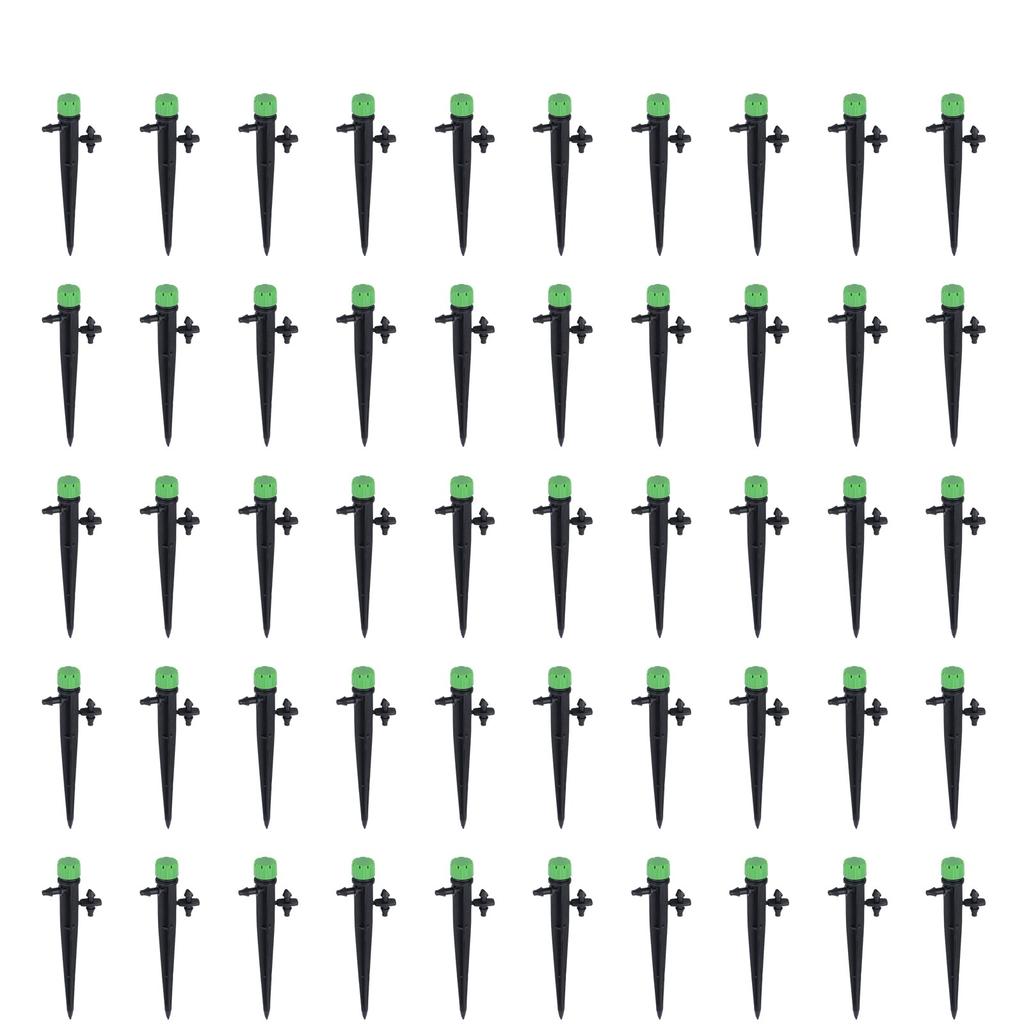 Капельницы для полива, разбрызгиватели 360°, черные/зеленые/синие/красные