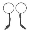 1 Pair Motorcycle Rearview Mirror Shockproof Clear Glass Lenses M8 Universal Motorbike Handlebar
