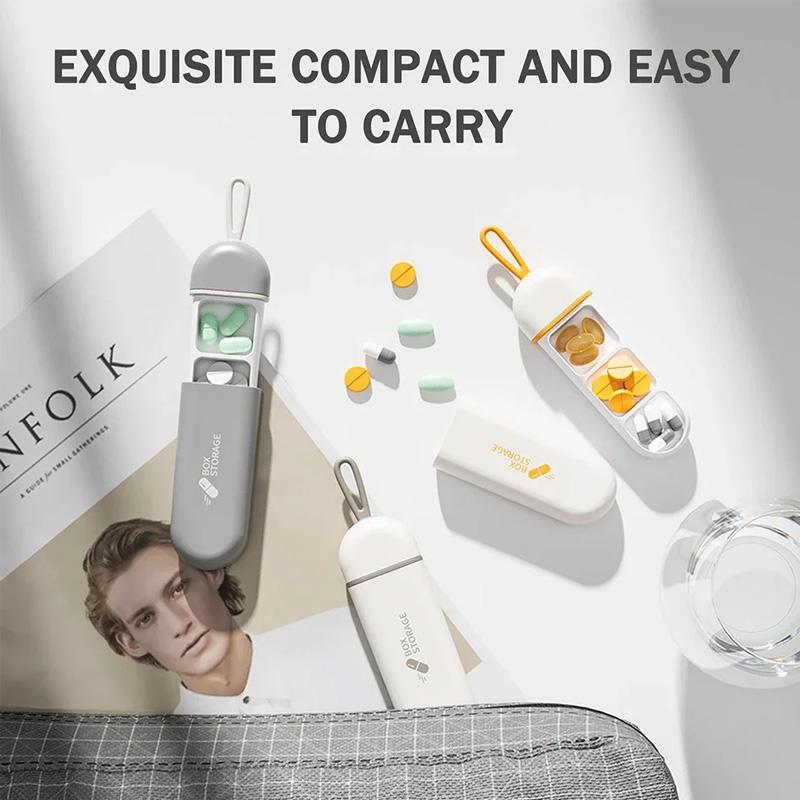 1 шт органайзер для лекарств аккуратный и опрятный дорожный портативный медицинский прочный контейнер для таблеток ежедневная таблетка