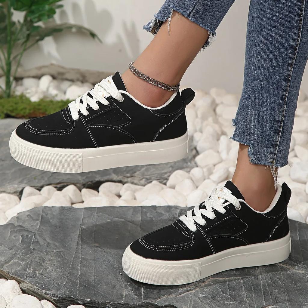 Women's Canvas Shoes Fashionable Design Platform Casual Breathable Canvas Classic Comfortable Women's Sports Vulcanized Shoes