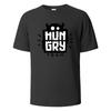 Funny HipHop Hungry Printing Tshirt For Men Wowen 100 Cotton Summer Breathable Tops Oneck Oversize Basic Tees Mens Clothing