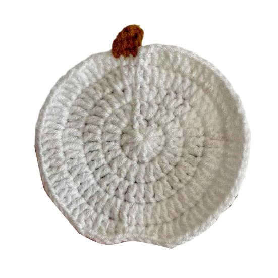Handmade Crochet Flower Coaster Heat-Resistant Cup Mat for Mugs Glasses Soft