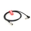 DRRI High Density BNC Female To Right Angle Coaxial Cable for DekTec Devices Blackmagic Video Assist 12G Micro-BNC 5"