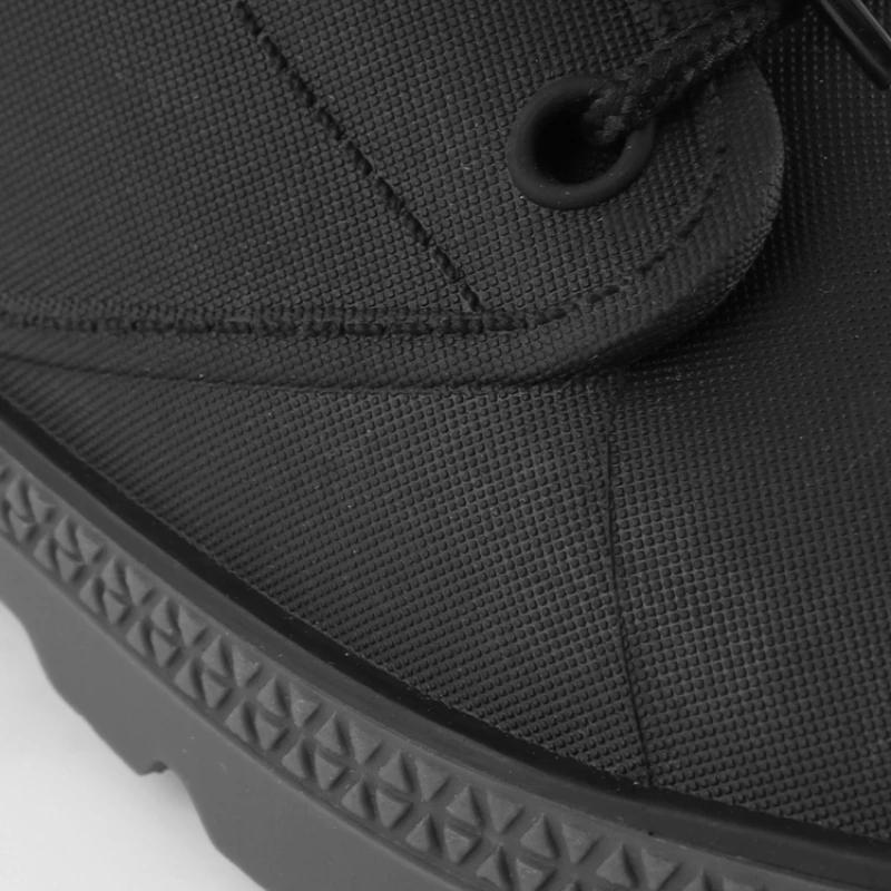 Модные зимние теплые резиновые сапоги для мужчин, модные резиновые сапоги на шнуровке для мотоциклов, походов, рыбалки, шорты, обувь, водонепроницаемые, для женщин